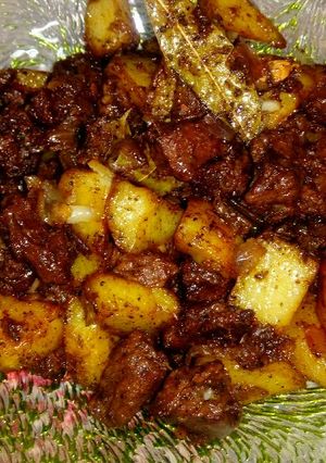 صورة لوصفة كباب حلة بالبطاطس