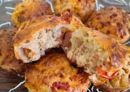Muffin salati con albumi