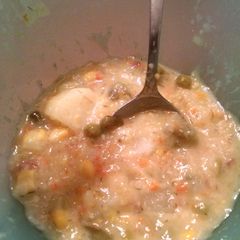 A picture of Potato soup.