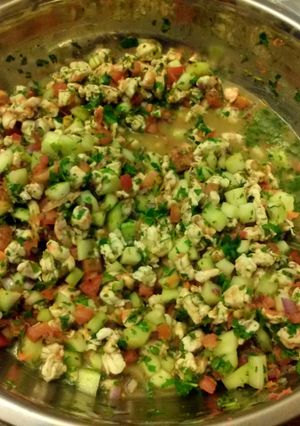 A picture of Ceviche.