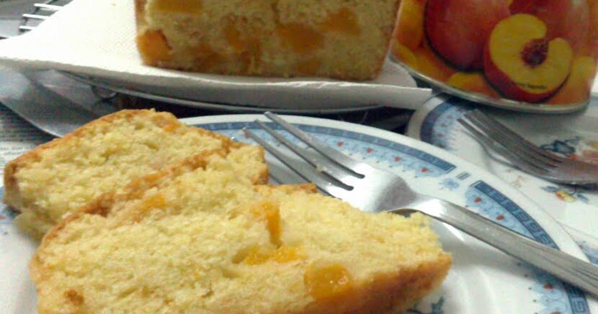 Easy Peach Pound Cake Recipe by Ms.Baker_Boo Cookpad