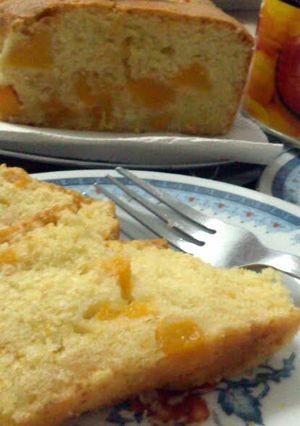 A picture of Easy Peach Pound Cake.