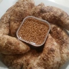 A picture of Coriander Tenders w/ Sesame-Ginger Dip.