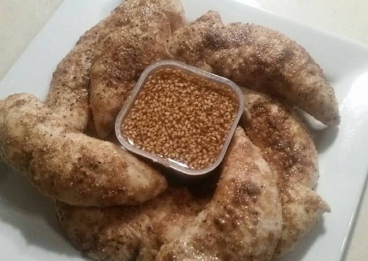 Simple Tips To Coriander Tenders w/ Sesame-Ginger Dip