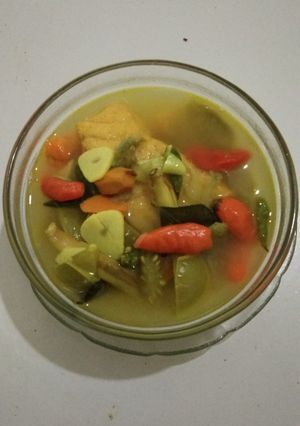 Foto resep Sop ikan asam pedes