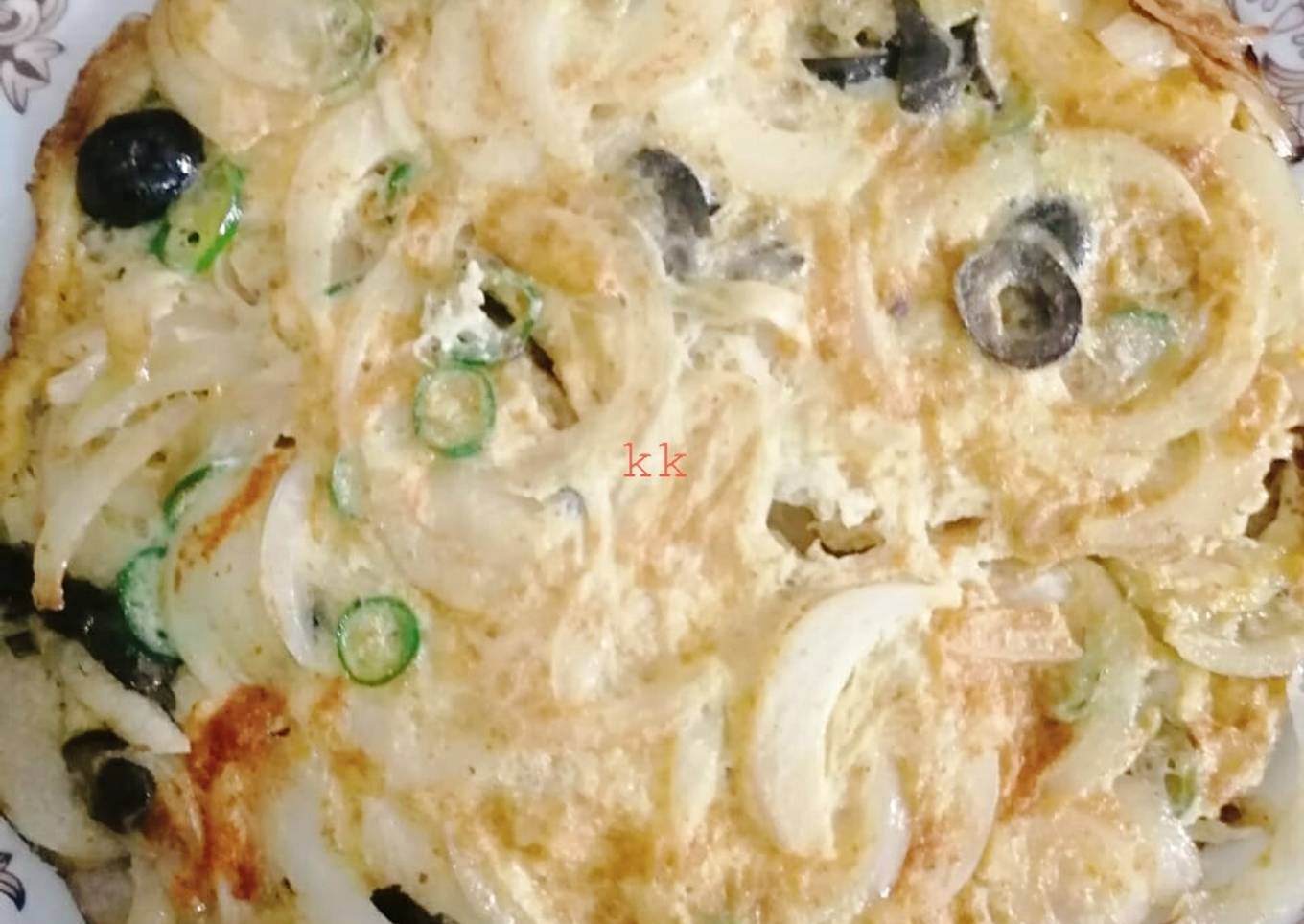 Three Color Pizza Omelet
