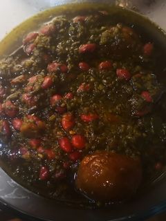 عکسی از دستور خورش قرمه سبزی