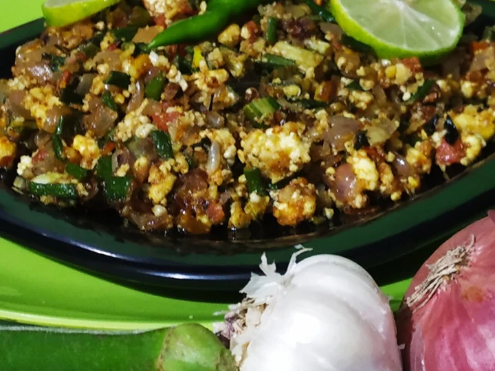 Recipe BhindiBhurji which Delicious