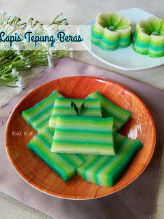 Foto resep Kue Lapis Tepung Beras