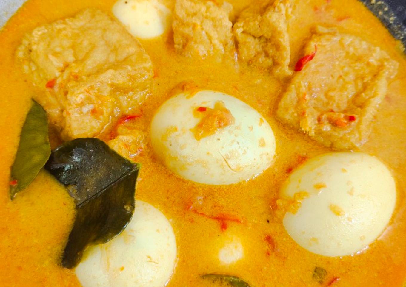 Semur tahu telur