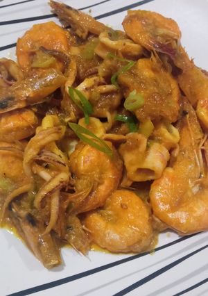 Foto resep Cumi Udang Tumis Mentega