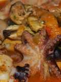 Brodetto di pesce con molluschi e crostacei