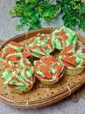 Bolu Kukus Mekar Coklat Pandan