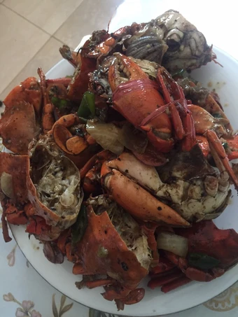 Langkah Gampang Menyiapkan Resep Kepiting lada hitam yang Lezat Sekali Anti Ribet, Lezat Sekali