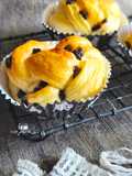 Roti Choco Chips Kismis - Tanpa Ulen (Minyak & Telur)