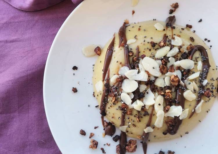 Pudim Flan de Aveia (saudável)