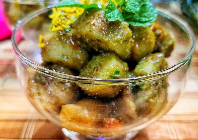 Sweet potato chaat