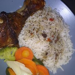 Quick oven grilled chicken A picture of Quick oven grilled chicken.