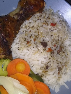 A picture of Quick oven grilled chicken.