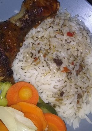 A picture of Quick oven grilled chicken.
