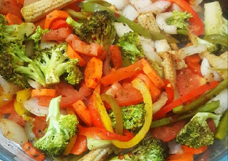 Recipe of Quick Rainbow Vegetables