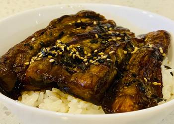 Recipe: Perfect Kabayaki Eggplant Rice Bowl 