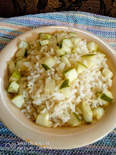 A picture of Cucumber Rice.