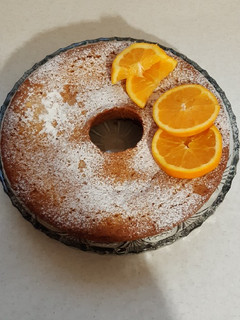 عکسی از دستور کیک پرتقالی فاطمه پز🍊