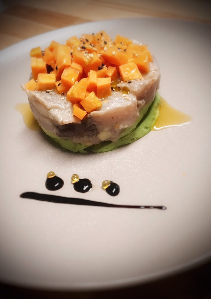 Una foto de Ceviche de bonito del Norte