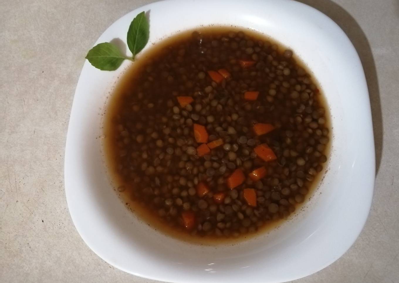 Lentejas con zanahorias