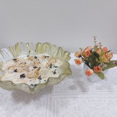 A picture of Dahi Vada.