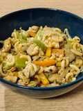 Chop-Suey de pollo con toque mediterráneo