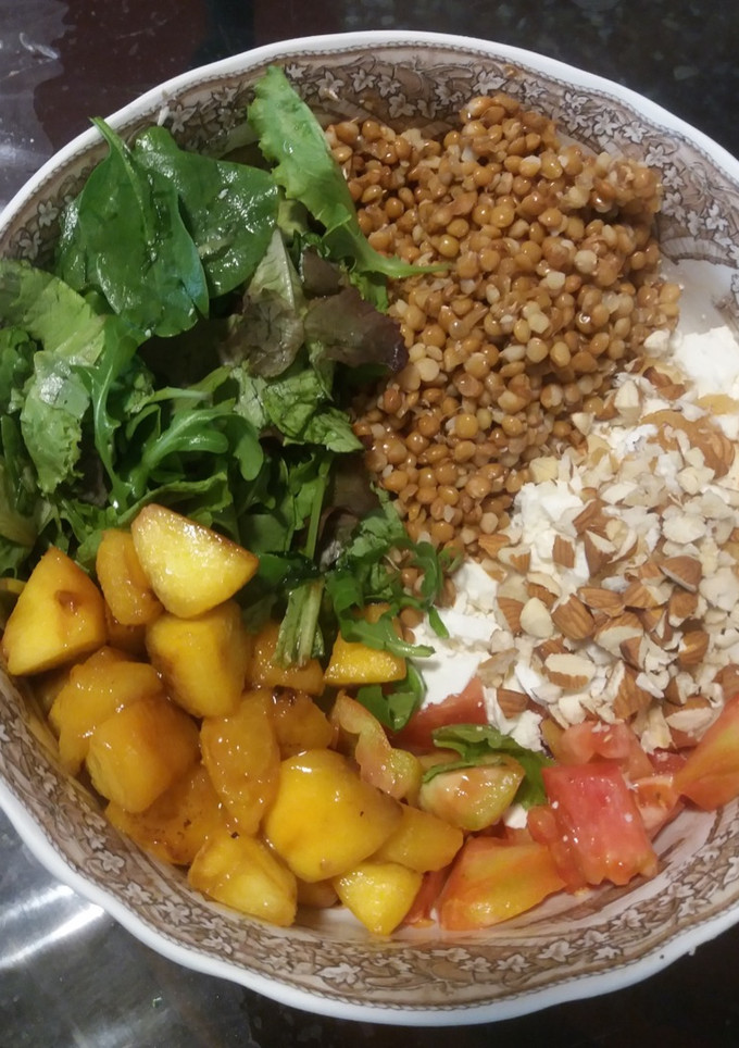 Una foto de Ensalada de lentejas de verano