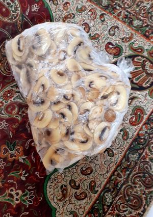 عکسی از دستور بلانچ کردن قارچ🍄🍄
