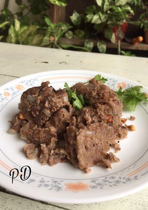 A picture of Ragi (Finger millet/Nachni) Upma.