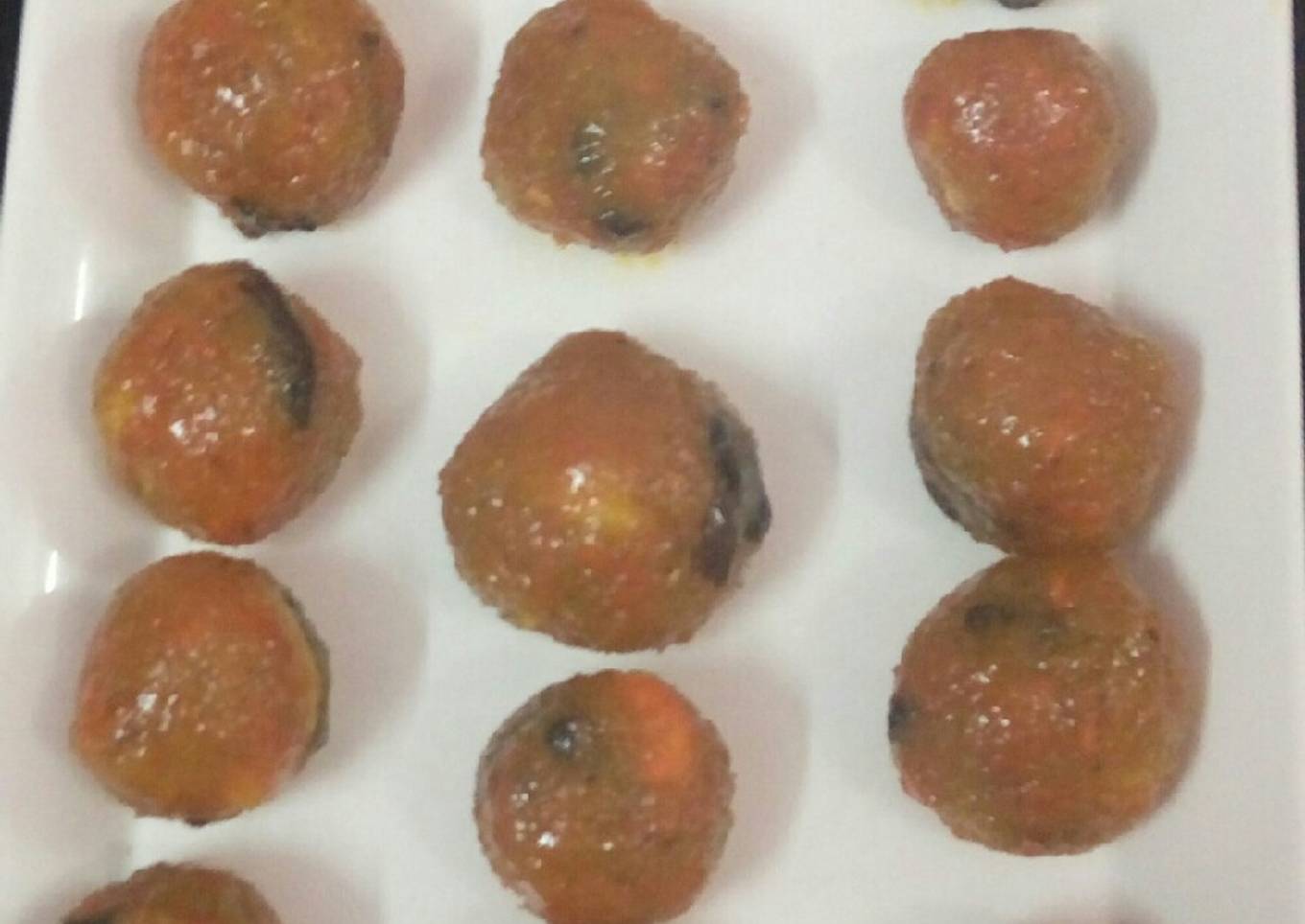 Carrot laddoo