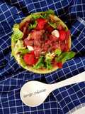 Insalata di anguria con bresaola