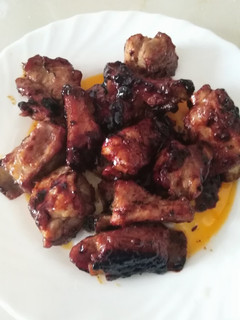 Una foto de Costillas Cerdo barbacoa 15 minutos olla exprés