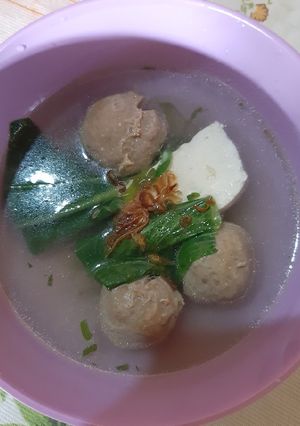 Foto resep Bakso Tahu sayuran kuah bening