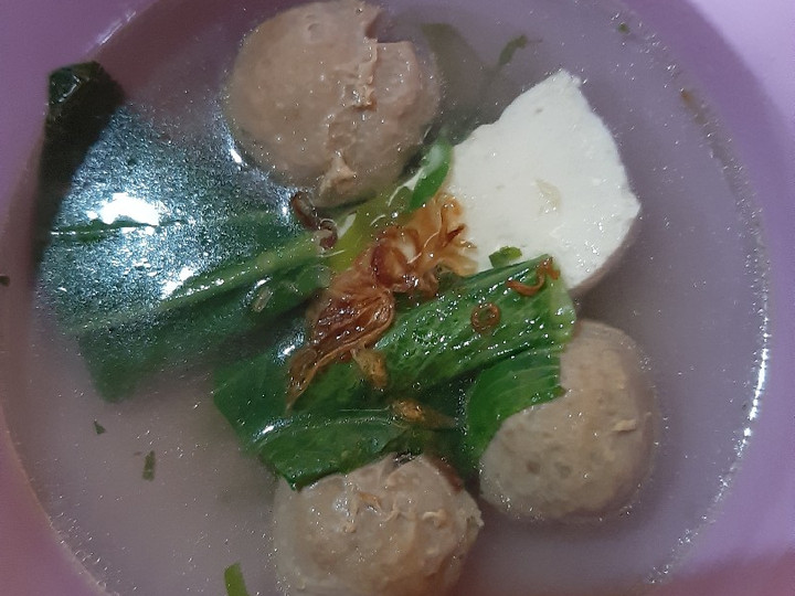 Bagaimana Menyiapkan Bakso Tahu sayuran kuah bening Anti Gagal