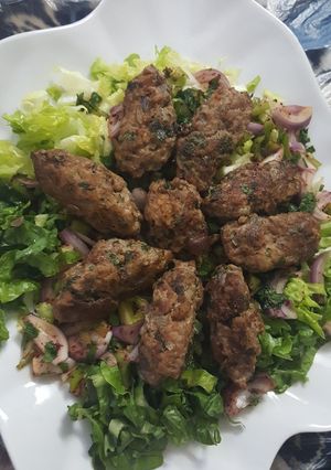 صورة لوصفة كباب لحم