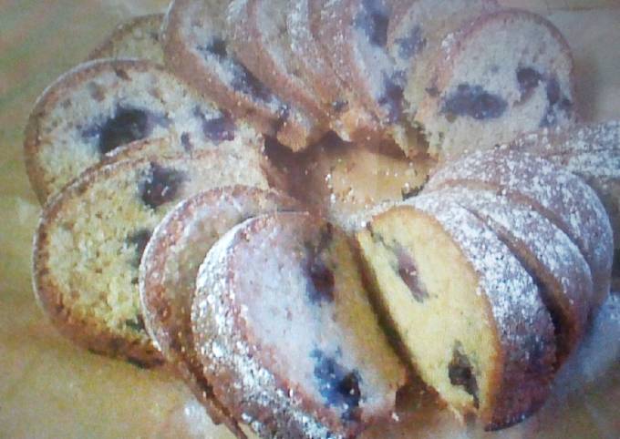 Recipe of Homemade Blueberry & coconut ring cake