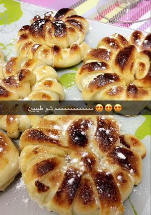 صورة لوصفة لفائف معجنات حلوة
