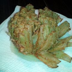 A picture of blooming onion.