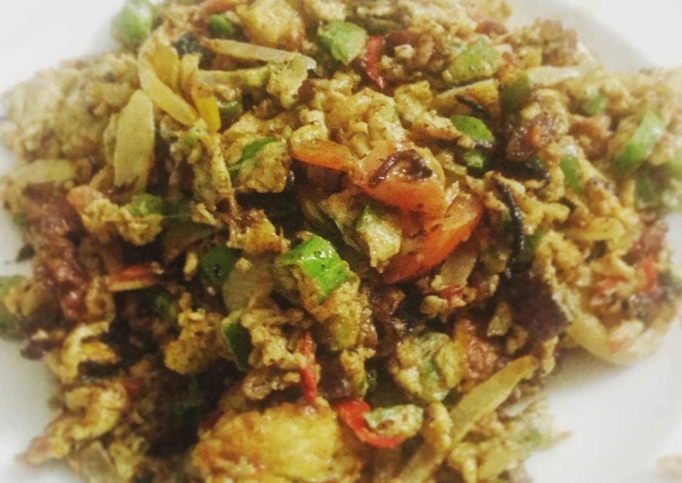 Egg Bhurji / Tumis Telur Gobal Gabul Indian Style