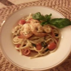 A picture of Prawn Aglia E Olio.