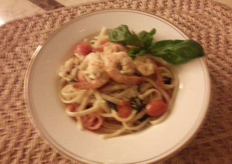 Recipe of Speedy Prawn Aglia E Olio