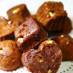 A picture of Bite-sized Microwave Brownies.