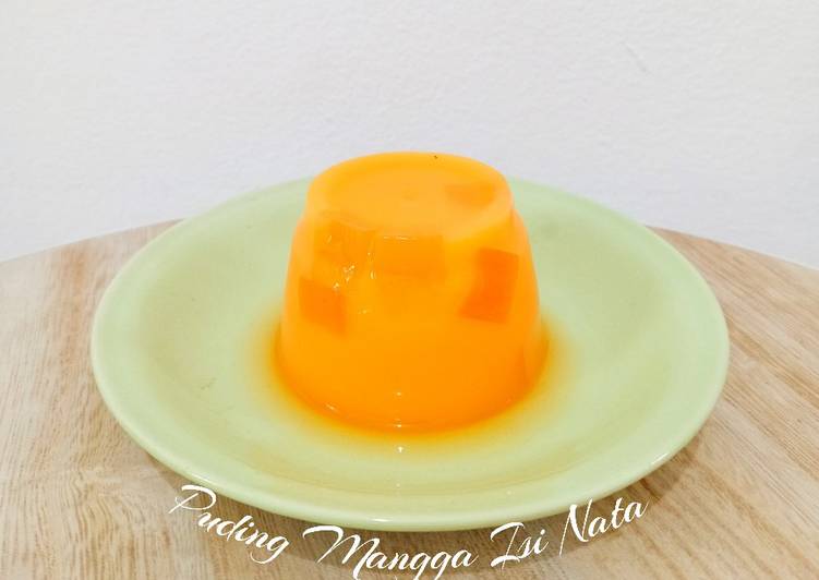 Puding Mangga Isi Nata