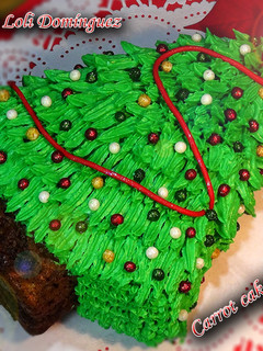 Una foto de Carrot cake de Navidad (Tarta de zanahoria y nueces)